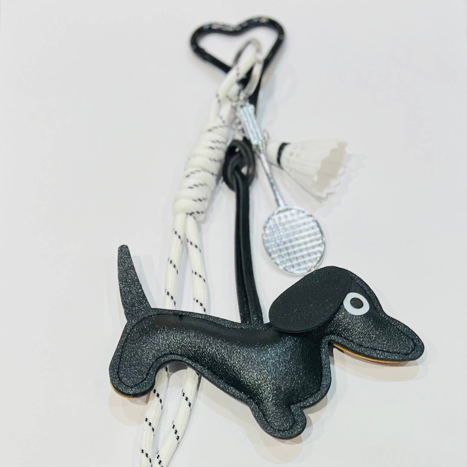 Bijoux 7bis - Wholesale Keychain - Women's - Dachshund bag accessory leather cords tennis racket0