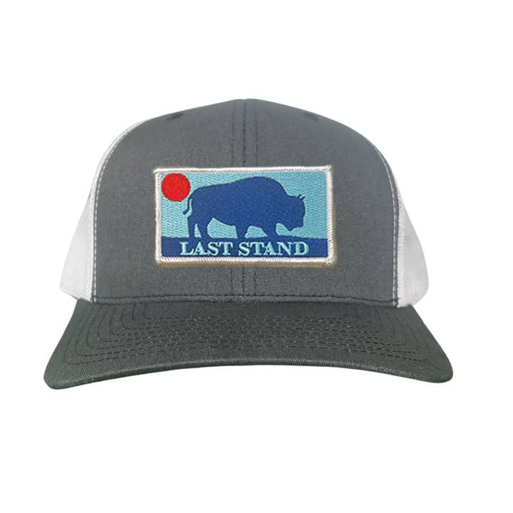 Last Stand Bison Sunset / Hats / 071 / MM for wholesale by Last Stand Hats, LLC