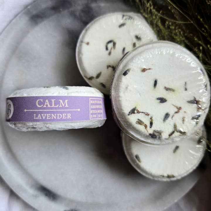Calm Shower Steamers for wholesale by Gnat and Bee