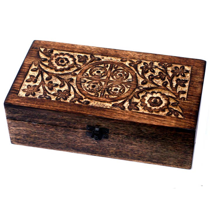 Wooden Aromatherapy Box (capacity for 24+1) for wholesale by AW Artisan