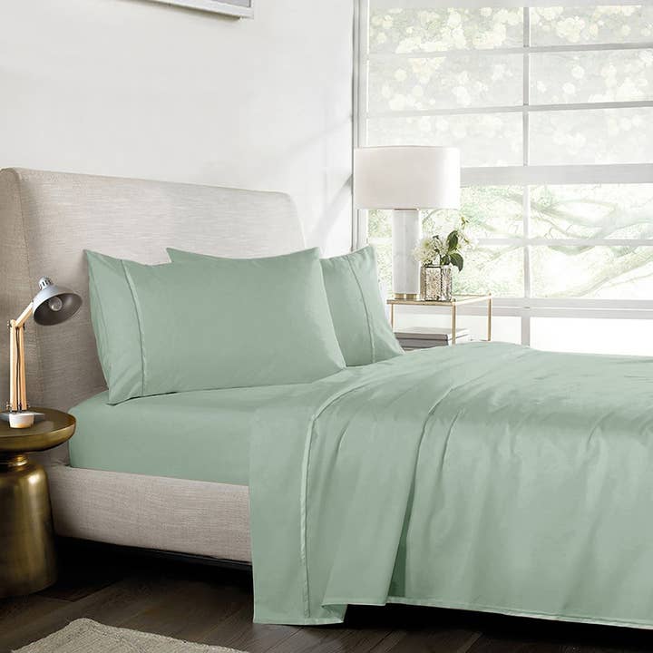 Bedding King - Wholesale Sheet set - 1000TC Pure Egyptian Cotton Ultra Soft Flat / Bed Sheet Sets17