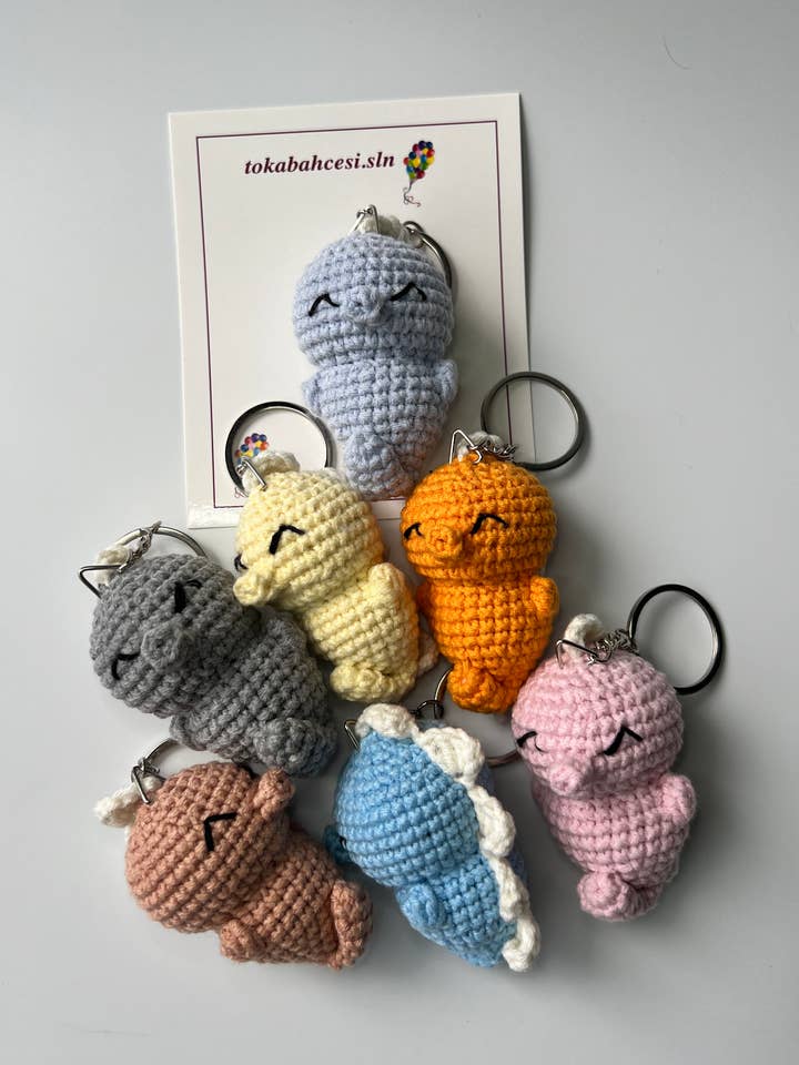 Crochet Seahorse, Stuffed Toy for wholesale by Emel Crochet