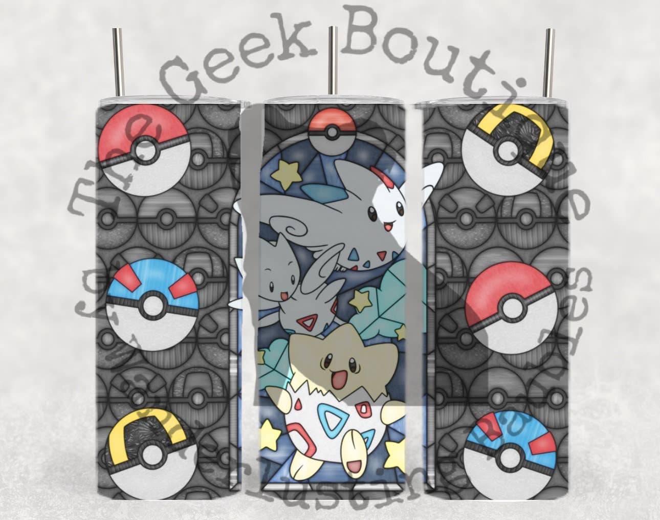 The Geek Boutique - Wholesale Insulated Mug/Tumbler - Togetic togepi poke anime Cartoon Tumbler0