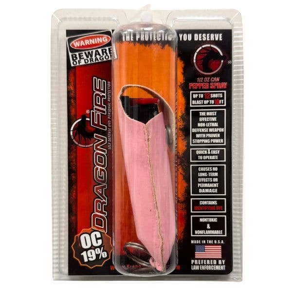Dragon Fire - .5OZ Pepper Spray & Keychain Case for wholesale by St. Louis Wholesale LLC