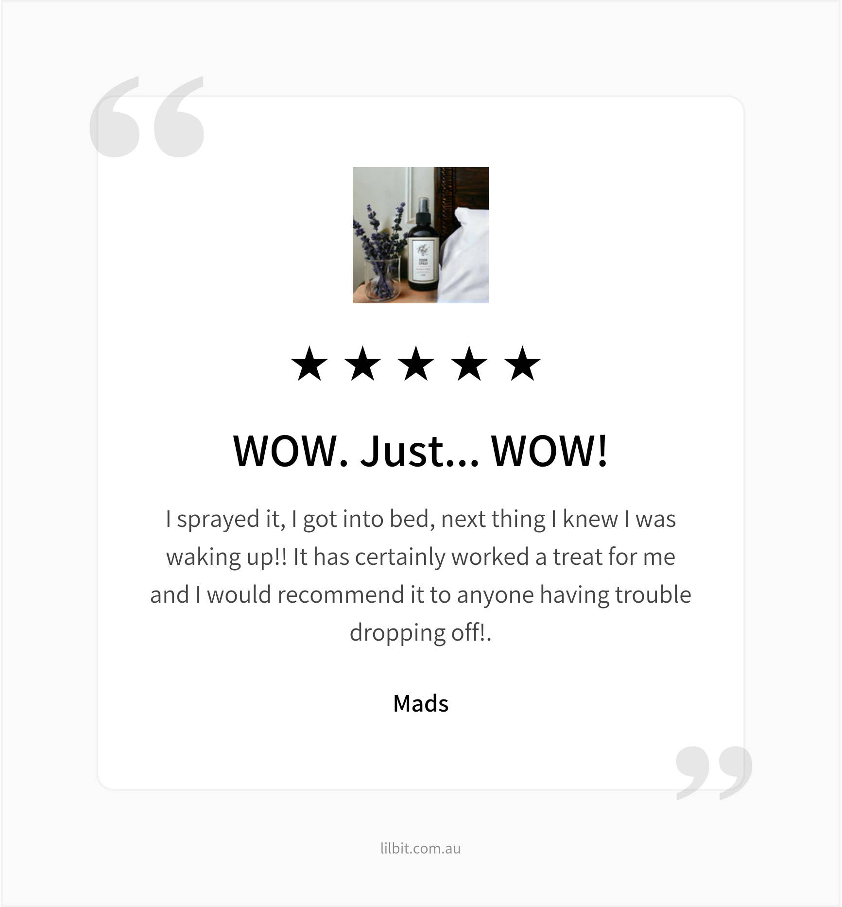 Lil'Bit Better - Wholesale Room & Linen Spray - Sleepy Time Room Spray 250ml - Organic2