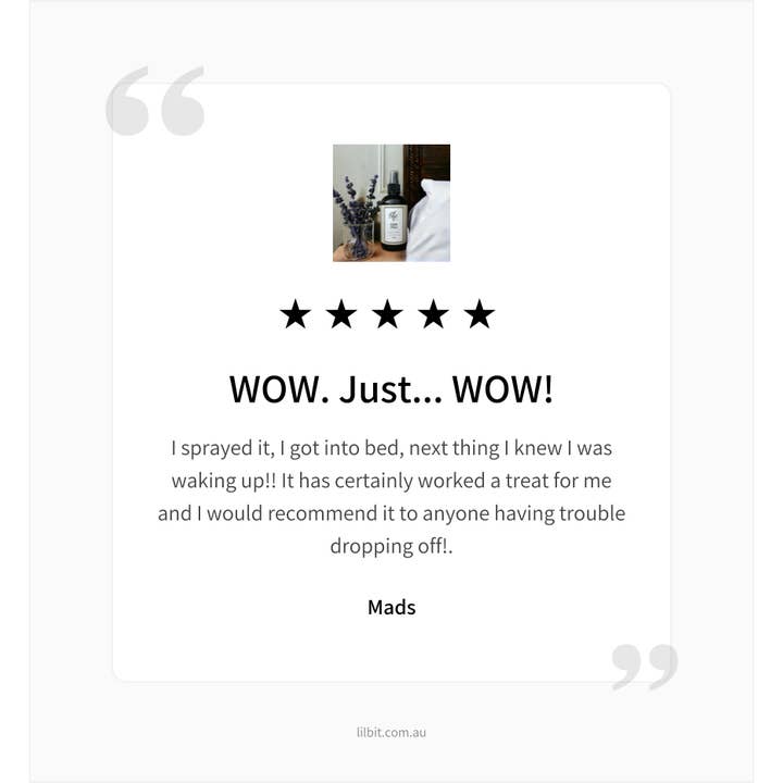 Lil'Bit Better - Wholesale Room & Linen Spray - Sleepy Time Room Spray 250ml - Organic2