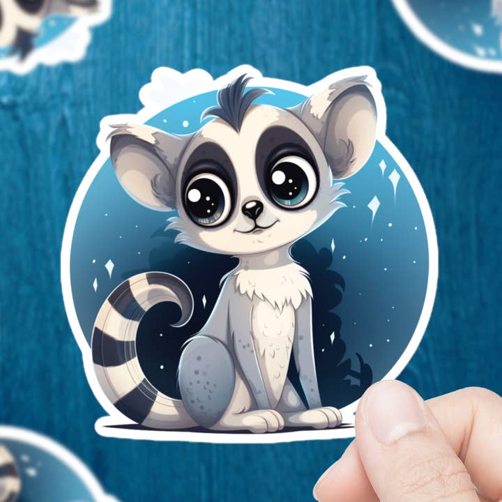 Pegatina Lindo lémur para venta al por mayor de Mystical Clarity