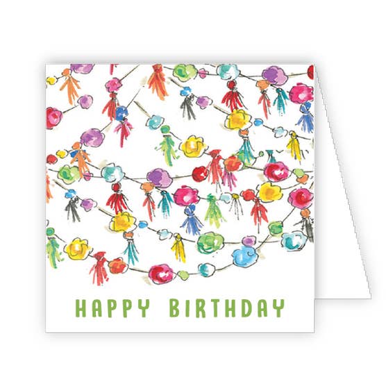 Happy Birthday Otomi Party Bannières Carte de coffret pour la vente par RosanneBeck Collections