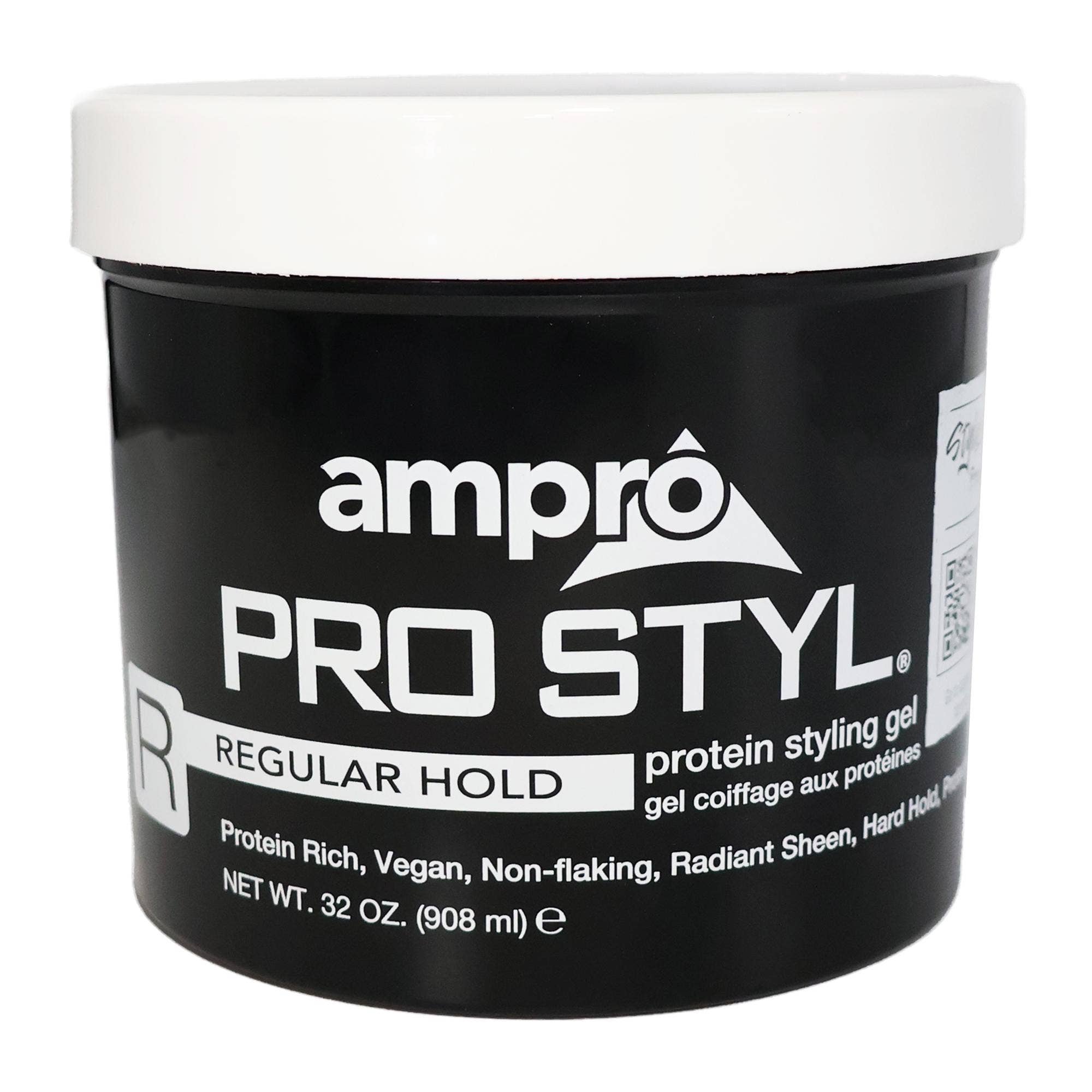 KT Supply - Wholesale Hair Styling Gel/Mousse - Ampro Pro Styl Regular Hold Protein Styling Gel, 32 Oz0