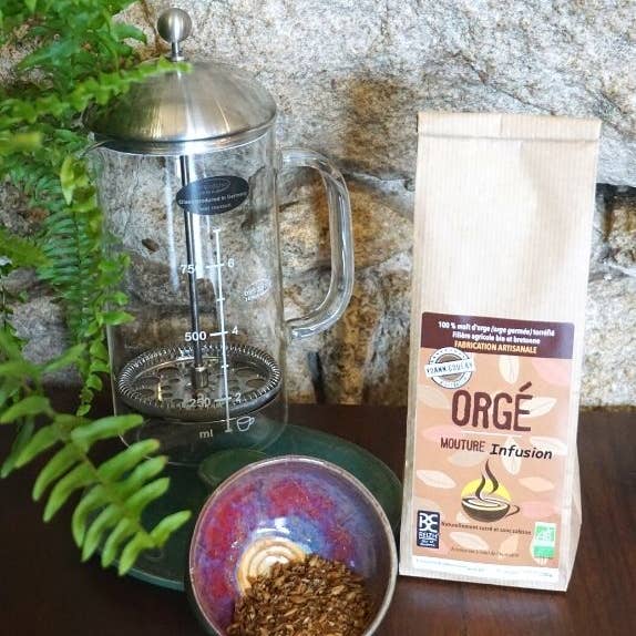 Yoann Gouery-Graine de Breton - Vente Thés santé/détox - Café d'orge torréfié "Orgé" infusion 200 g AB