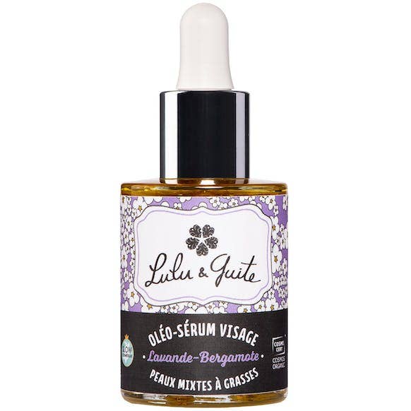 Siero all'olio per il viso alla lavanda e bergamotto per pelli grasse e miste per la vendita all'ingrosso da parte di Lulu & Guite