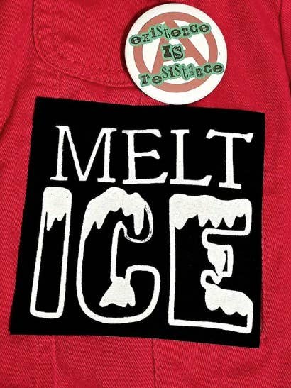 MELT ICE Cloth Sew On Patch for wholesale by Femmearchist