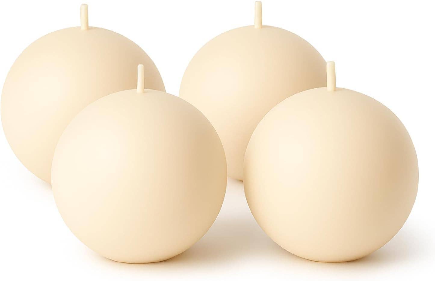 Biedermann & Sons – wholesale Novelty candle – Champagne Ball Candles, 2.5" Diameter, Burns 8 Hours4