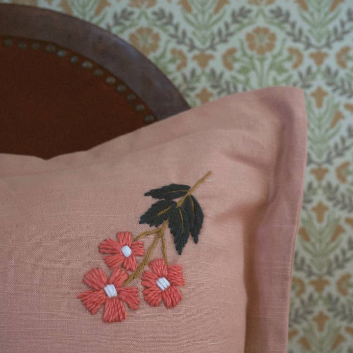 Galley and Fen – wholesale Throw/decorative pillow – Ada Clare Pillow (Dusty Pink)1