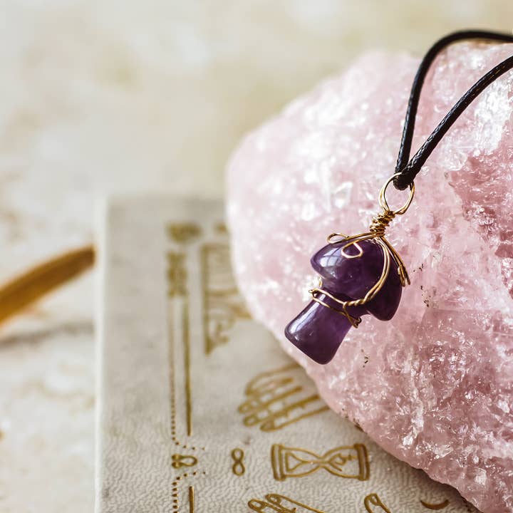 Mindful Living Co. - Wholesale Jewelry - Men's - Crystal Rope Cord Necklaces – 4 Symbolic Shapes19