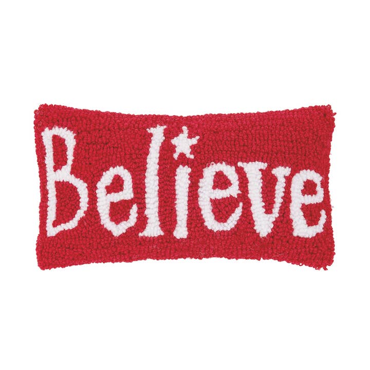 Christmas Believe Star Throw Pillow for wholesale by C&F Home
