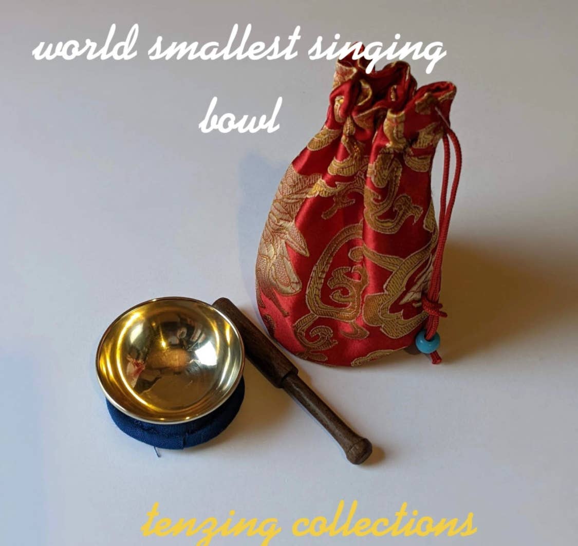 Tenzing Collections - Wholesale Meditation Supplies - World smallest Tibetan singing bowl with amazing sounds6