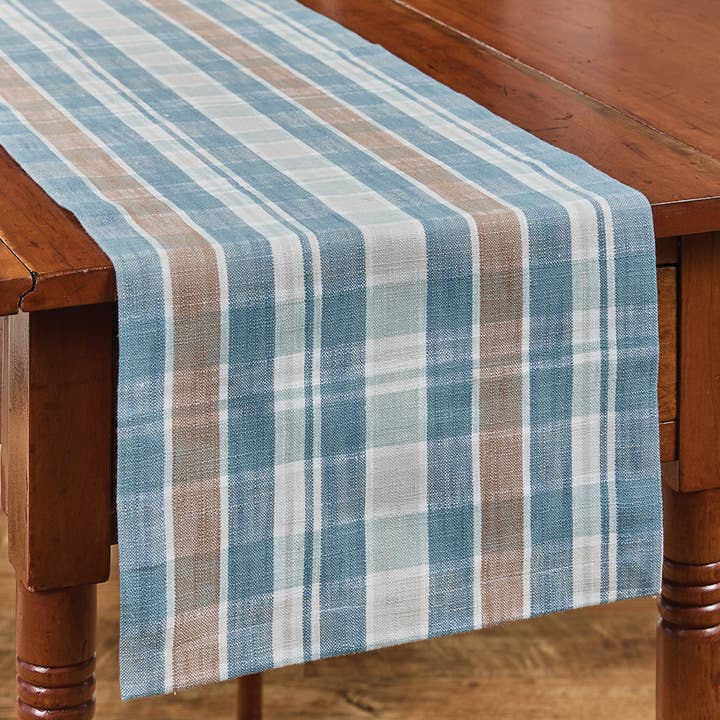 Jordan Plaid Table Runner 54" L for wholesale by Park Designs