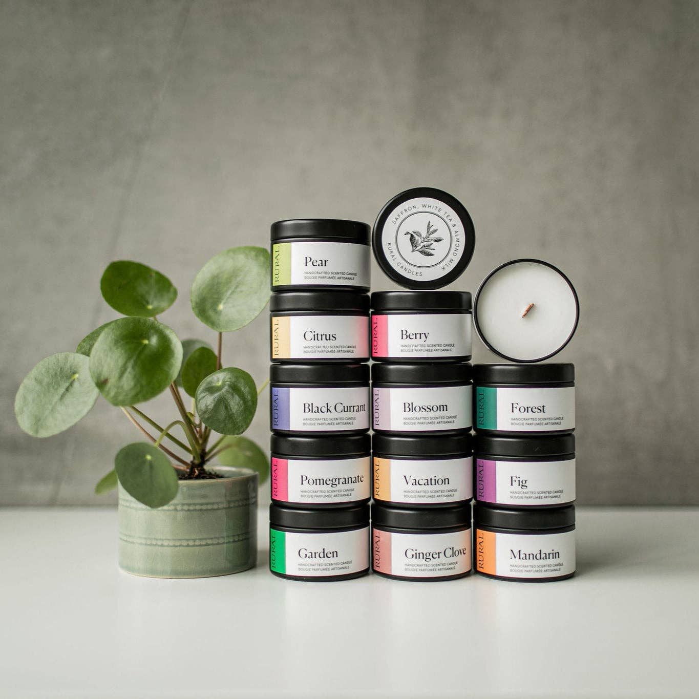 Rural Candles - Wholesale Travel Candles - Mini Candle Tins12