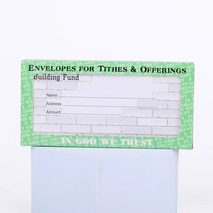 Offering Envelope Building Fund 100Ct for wholesale by Swanson Christian Products