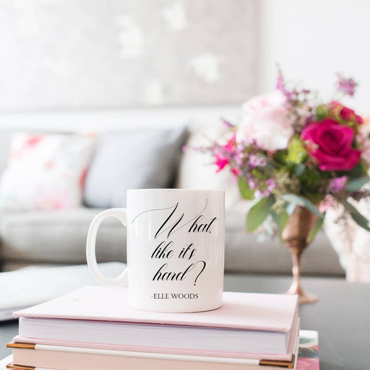 Send Me a Dream - Wholesale Coffee Mug - What? Like it's Hard? Elle Woods Oversized Mug