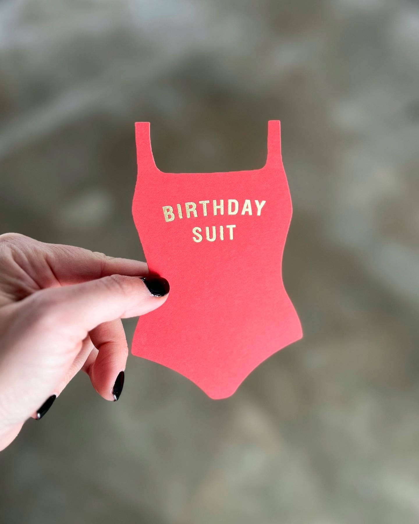 Ginger P. Designs - Wholesale Birthday Card - Birthday Suit Flat Greeting Card2