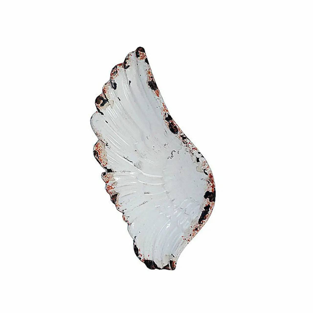 Vagabond Vintage - Venta al por mayor Bandejas decorativas - Bandeja de ala de ángel de hierro en blanco rústico1