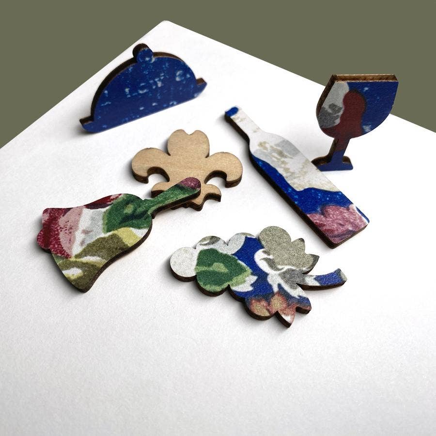 Trove - Wholesale Puzzel - Volwassene - Houten puzzel: bloemen tafelkleed in glazen pot3