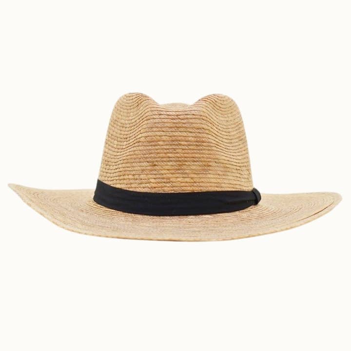Olive & Pique - Wholesale Cowboy Hat - Unisex - Fine Palm Leaf Straw Western Cowboy Hat, UPF 50+