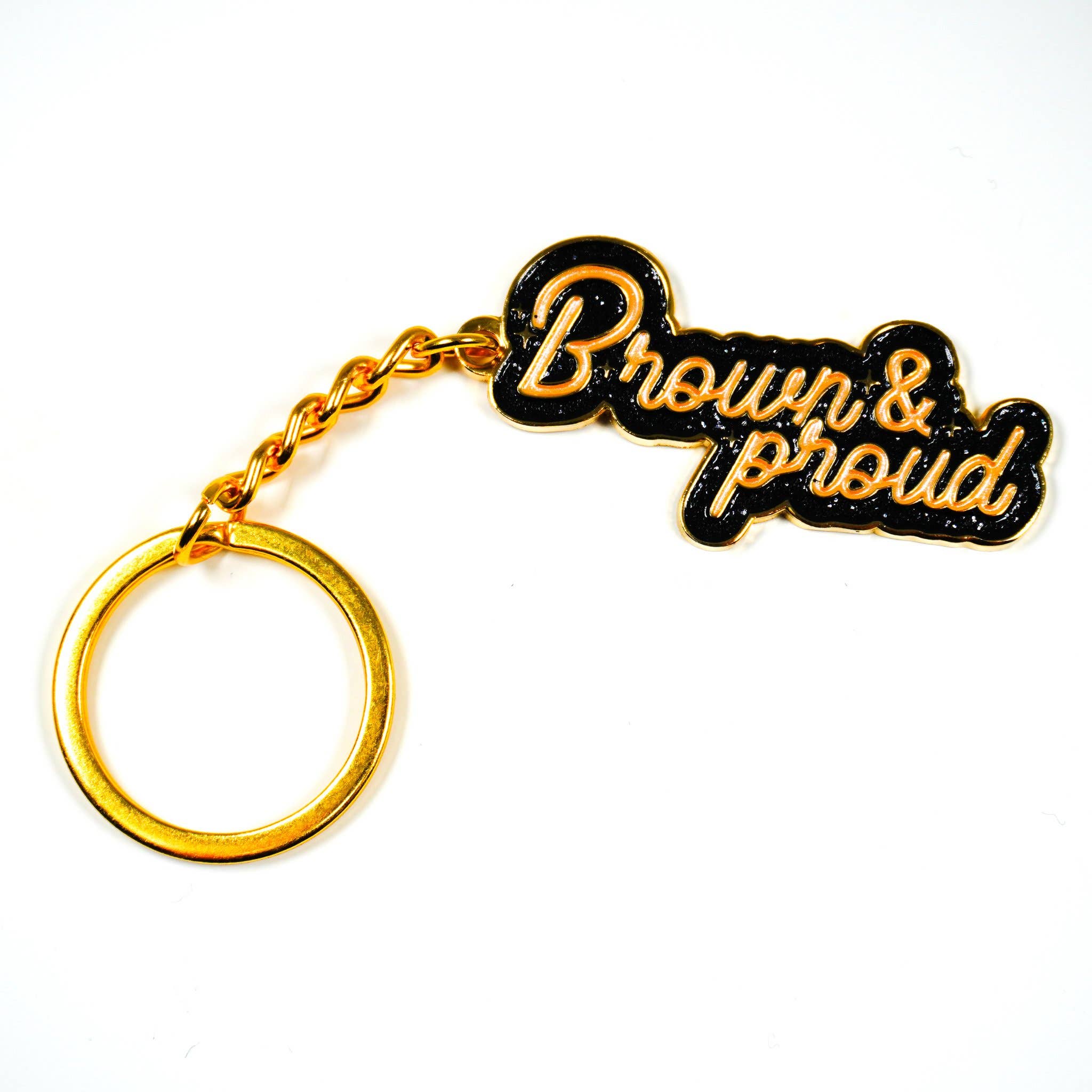 PARTIMEWORKS - Wholesale Keychain - Unisex - Brown and Proud Keychain1
