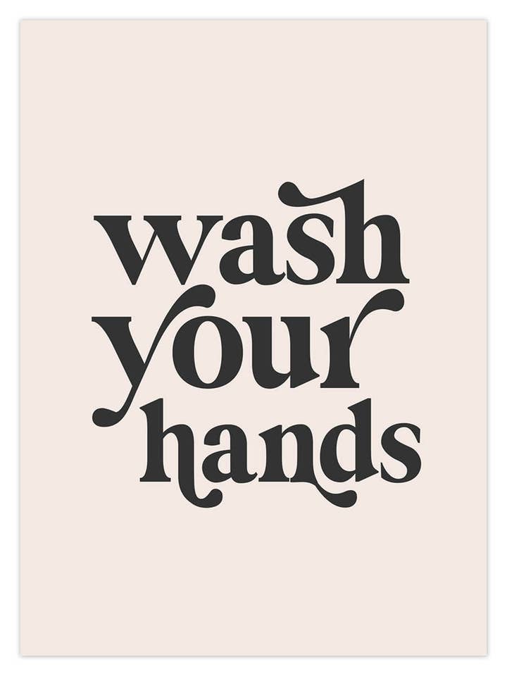 Wash Your Hands for wholesale by Dusty Boy Designs