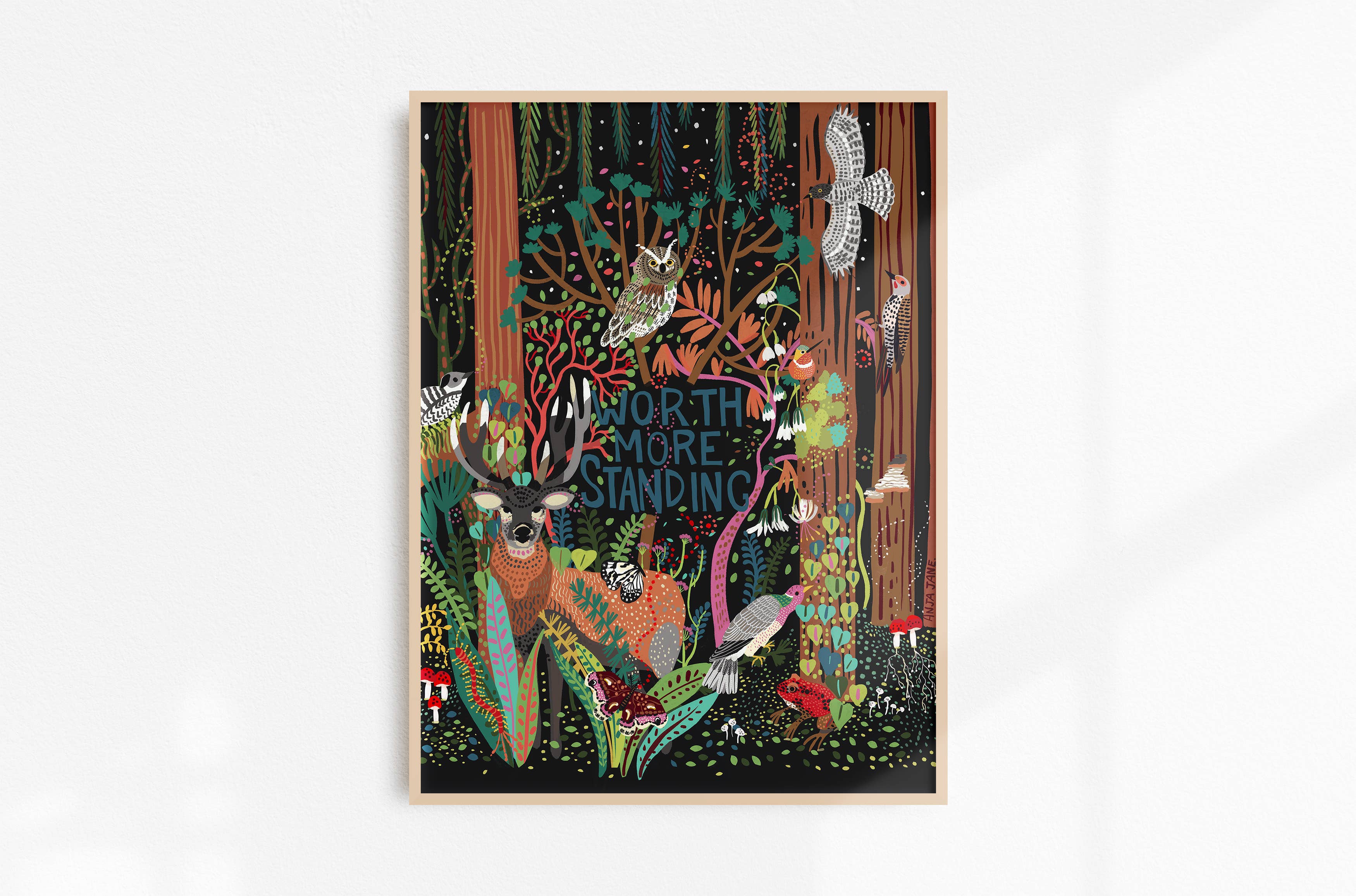 Anja Jane - Wholesale Art print - Old Growth Forest Art Print