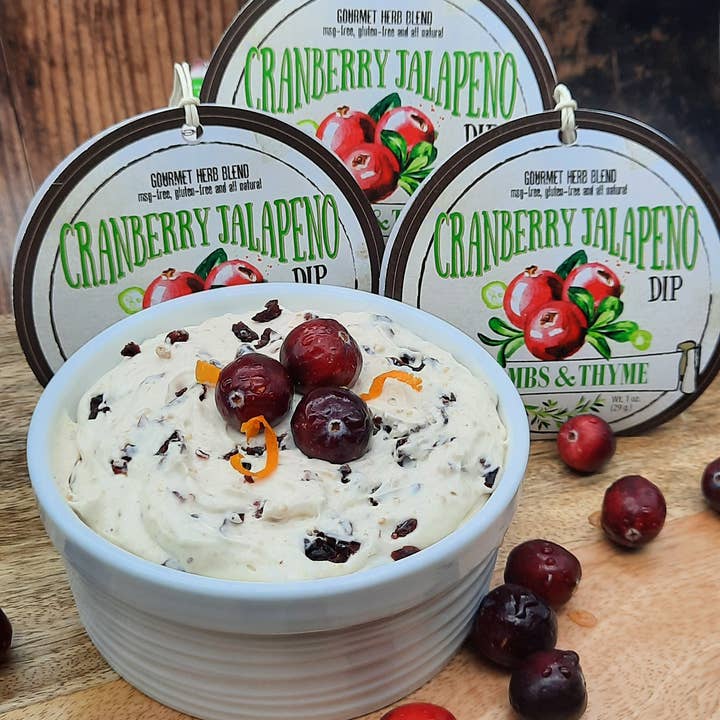 Lambs & Thyme - Wholesale Dip - Cranberry Jalapeno Dip- Half dozen1