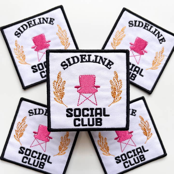 Sideline Social Club Patch for wholesale by Modern Kane