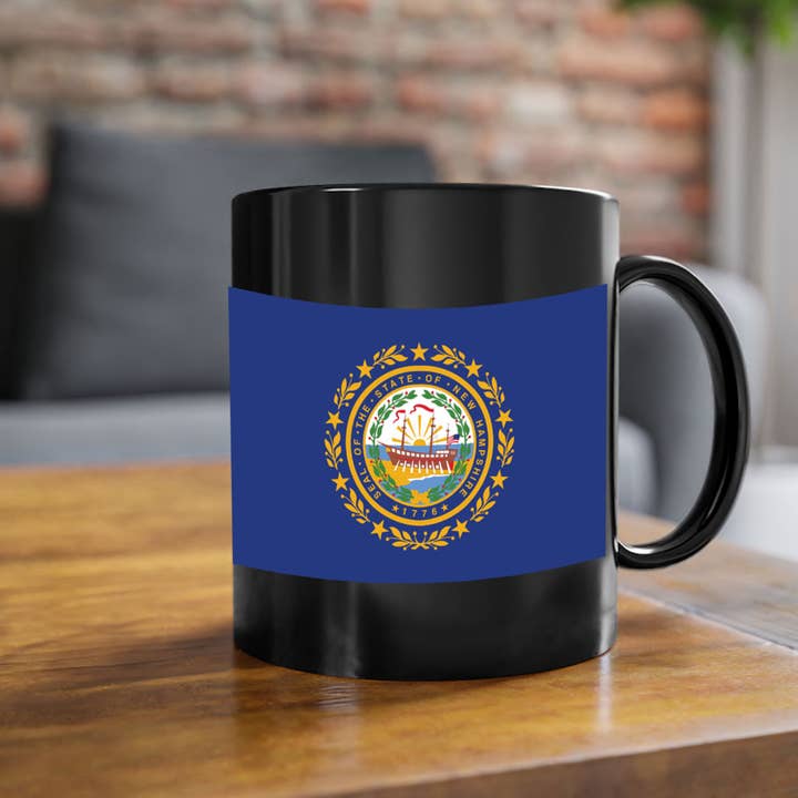 New Hampshire 23#- Drapeaux américains - Mug/tasse à café pour la vente par Mugs R Us