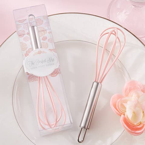 Kate Aspen - Wholesale Whisk - "the Perfect Mix" Pink Kitchen Whisk