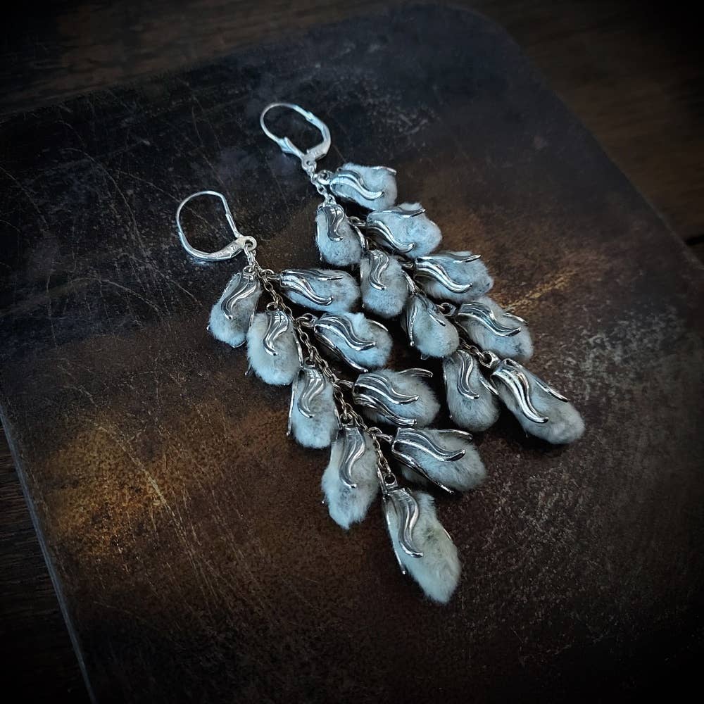 Baba Yaga - Wholesale Dangle Earrings - Pussywillow Cluster Earrings1