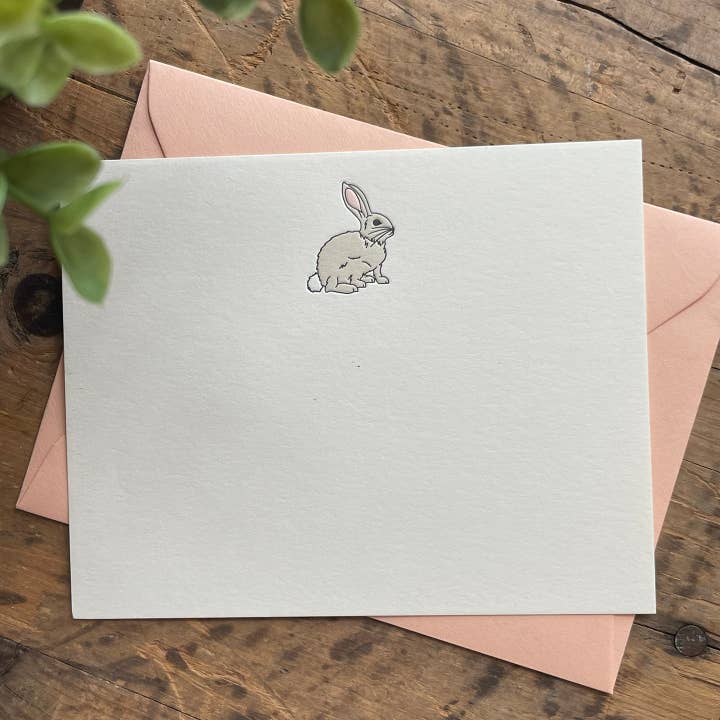 Rabbit Notecard for wholesale by Alice-Louise Press