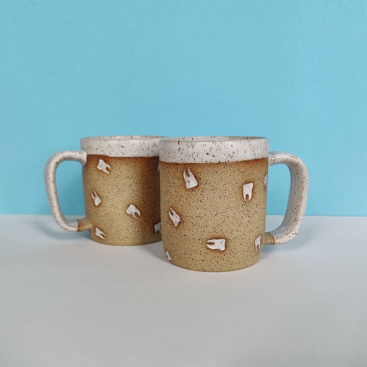 Osso Ceramics - Wholesale Coffee Mug - Floating Tooth Mug1