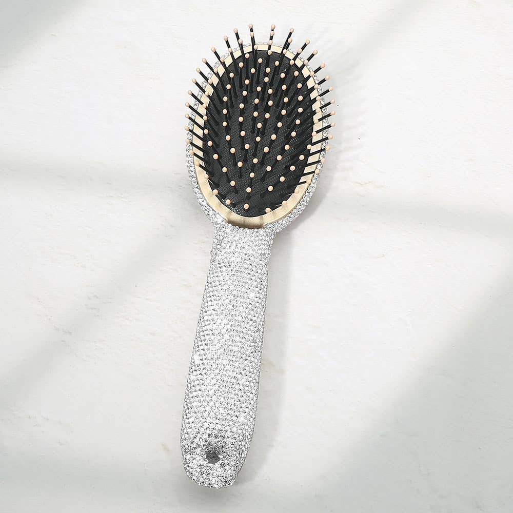 Sensibling Corp. – wholesale Hårborste/kam – Rhinestone-prydd paddelborste4