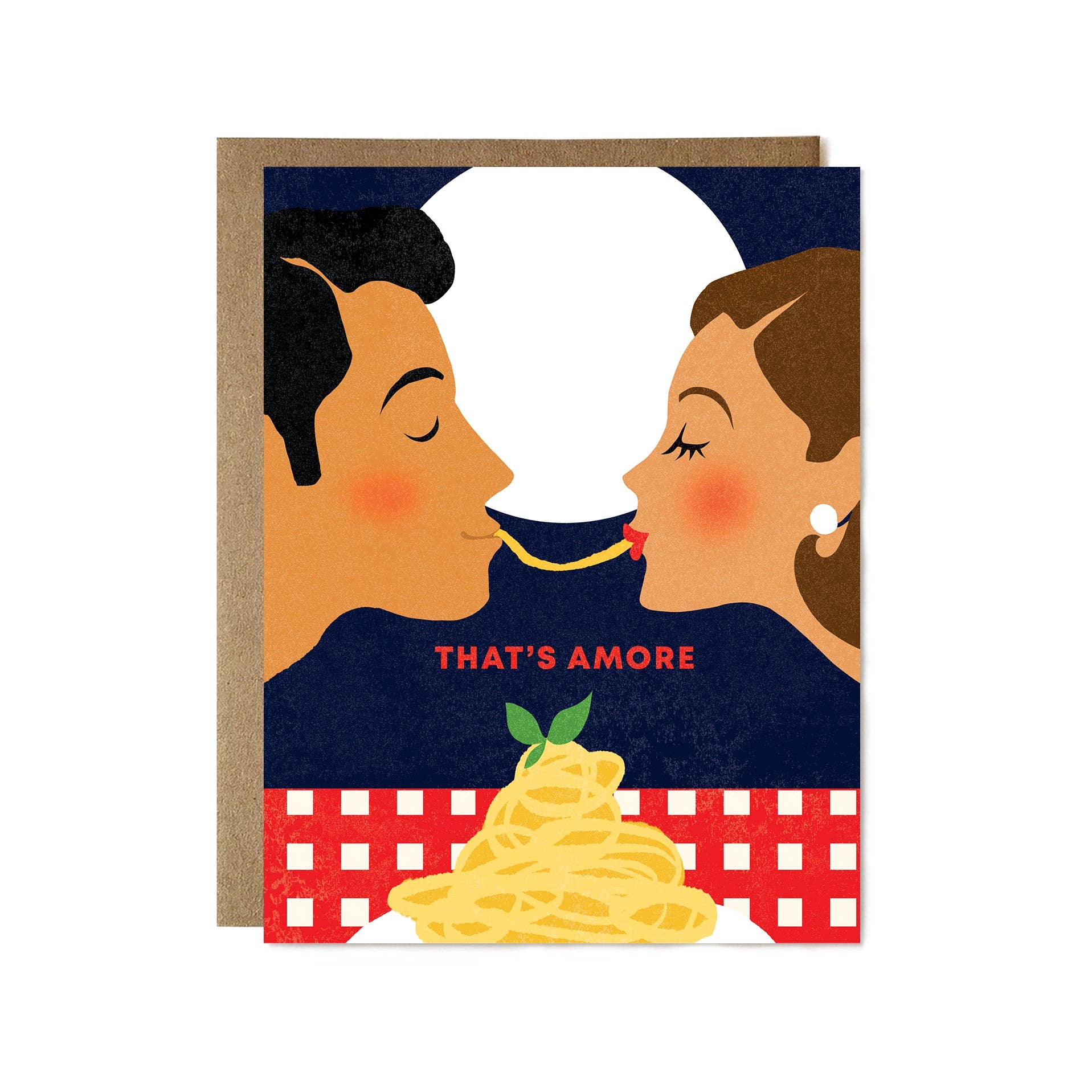 Ula Bloom - Wholesale Love Card - That's Amore Pasta Lovers Card