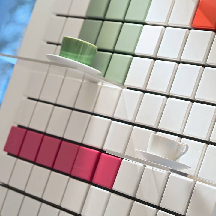 Pellington Design - Wholesale Wall Mounted Shelf - Confetti Monochrome - Pale Green9