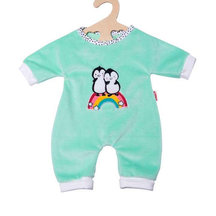 Combishort pour poupée en peluche à pois, taille 28-35 cm pour la vente par Heless