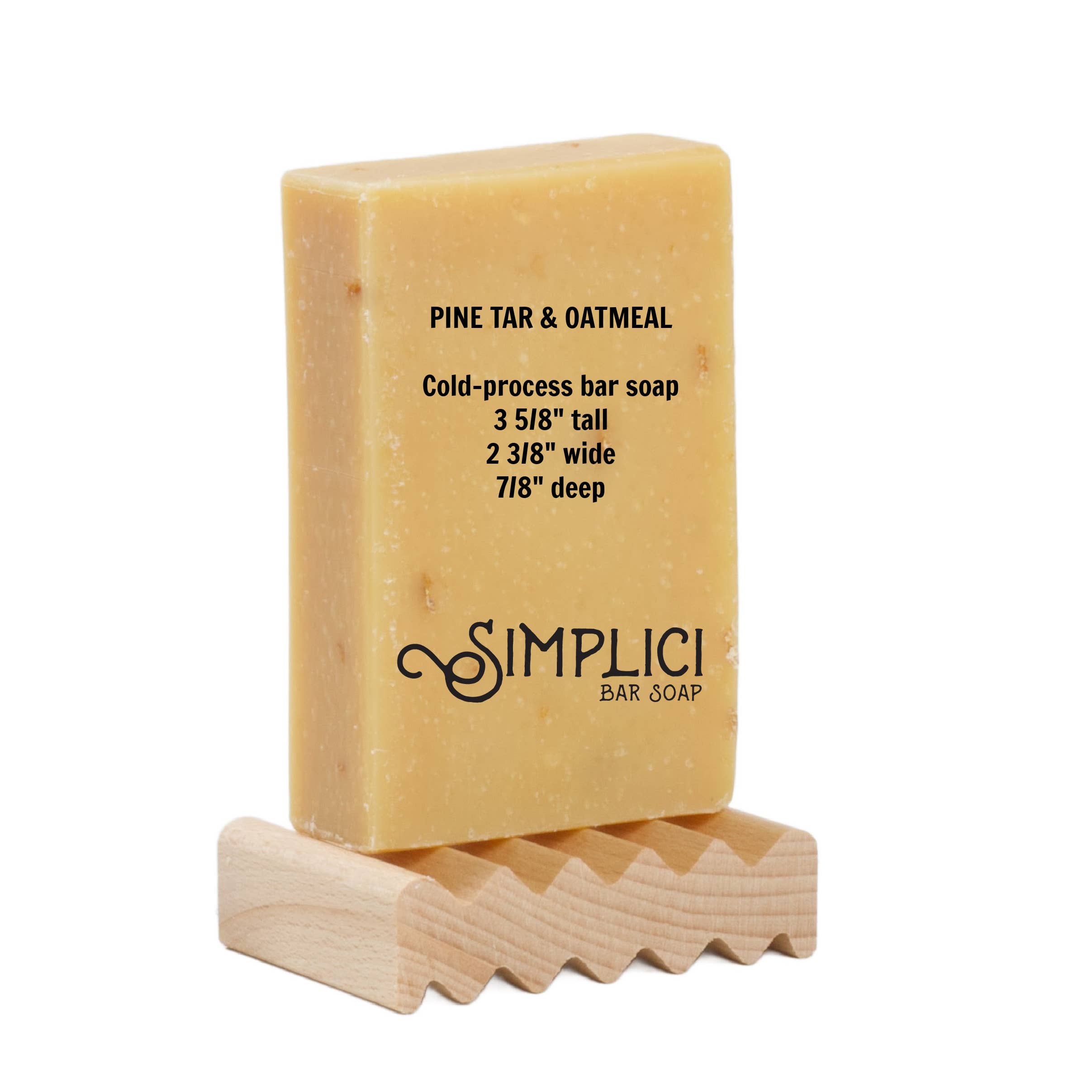 Simplici Soap Factory - Wholesale Bar Soap - SIMPLICI Pine Tar & Oatmeal Natural Bar Soap(for poison ivy)3