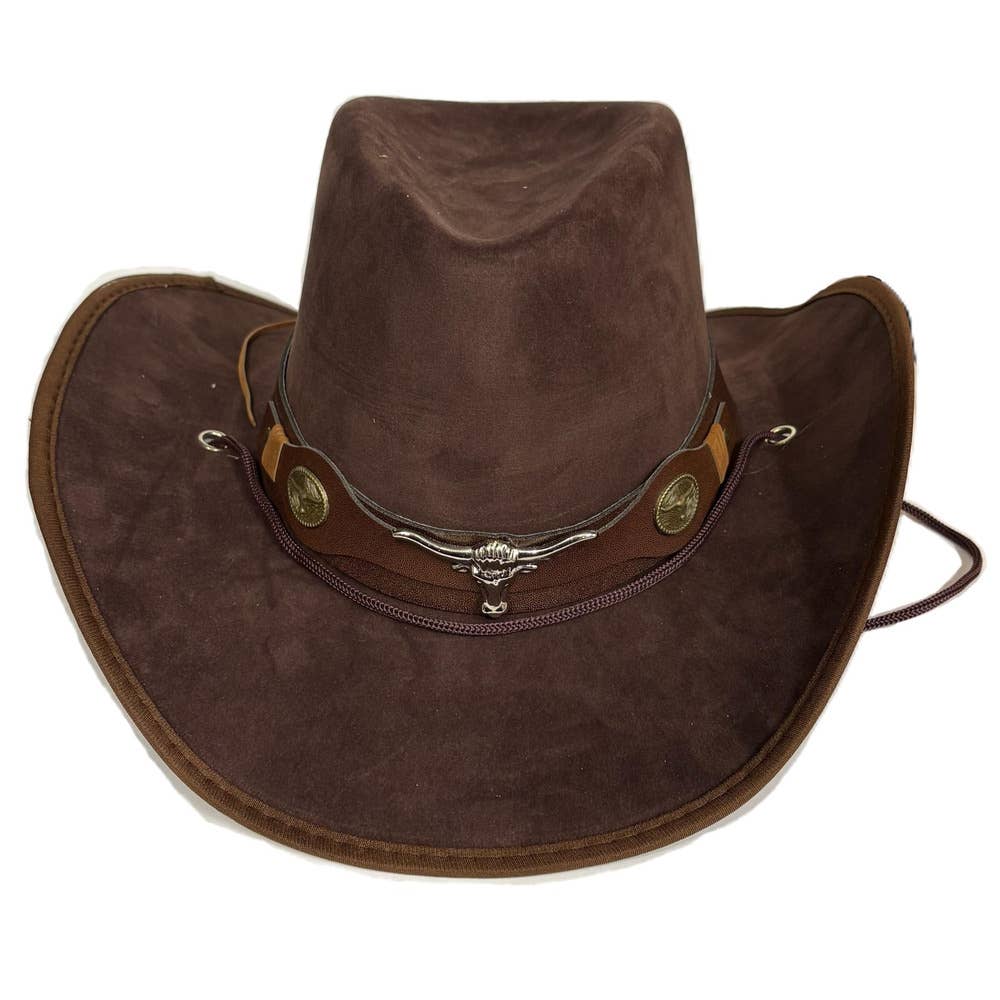 Stylex Party – wholesale Cowboy Hat – Women’s – Bull Motif Cowboy Hats Festival Western Fancy Dress Hats3