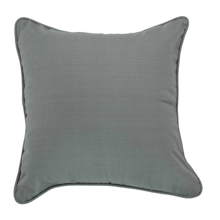 Zip Cushion Cover - Grey with Insert for wholesale by Accent Linen