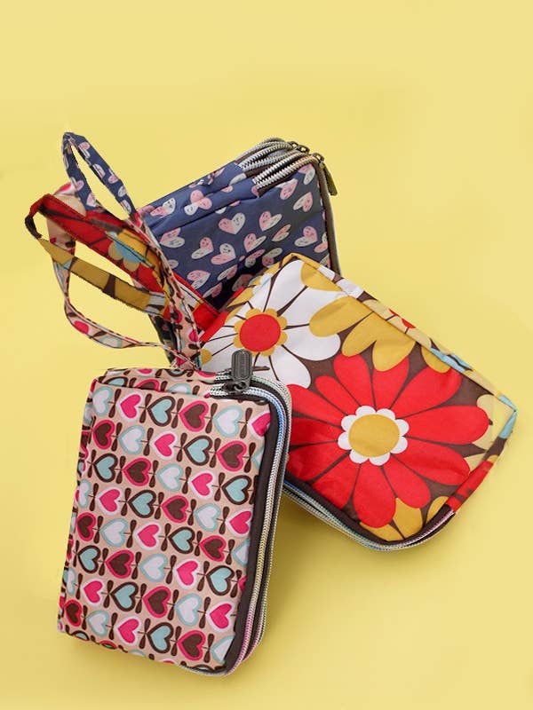 FUNDA TIPO CARTERA CON TRIPLE COMPARTIMENTO CON CREMALLERA | 40P520 para venta al por mayor de JOSSLYN by wall to wall