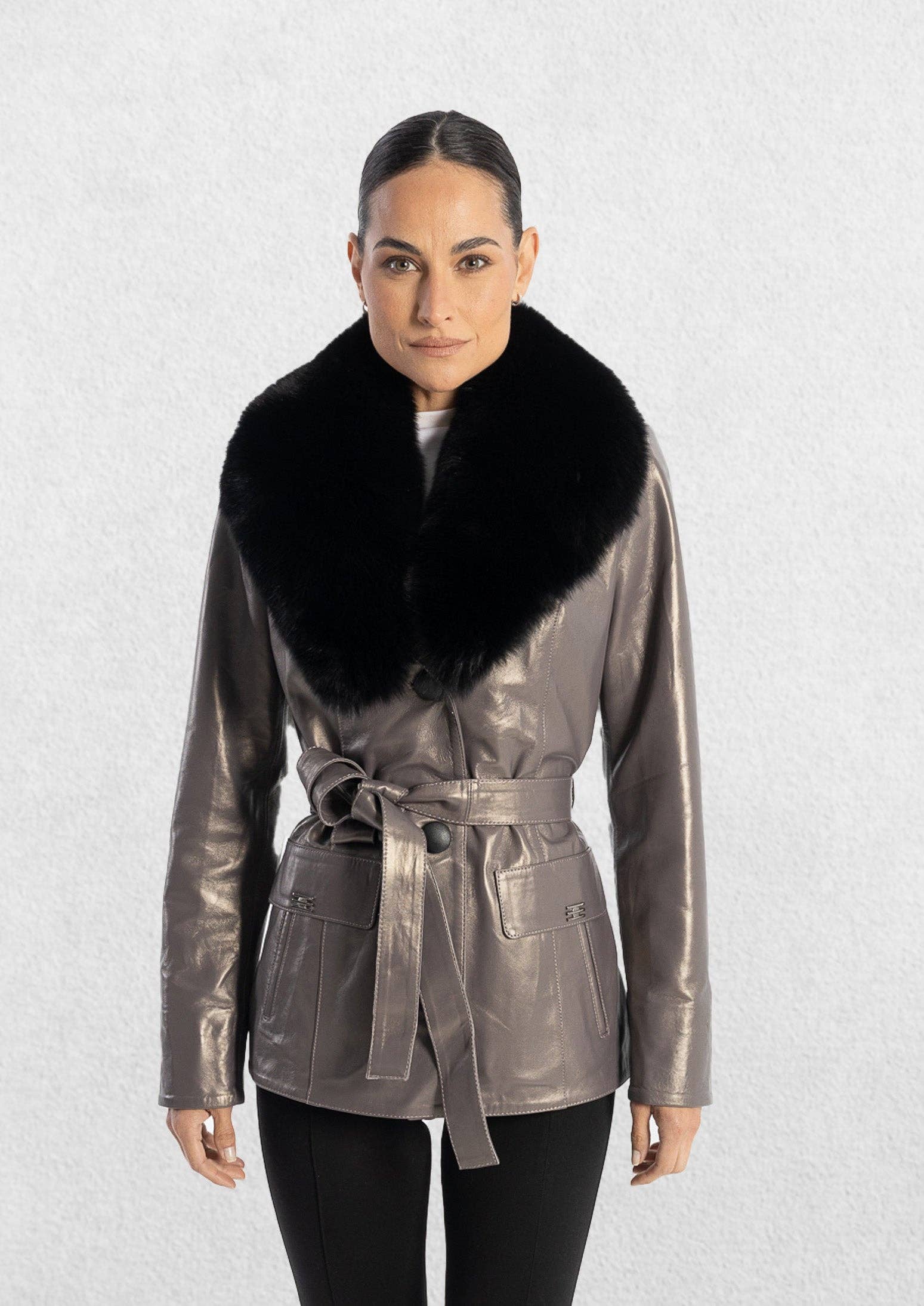 Cuir Dimitri - Wholesale Leather Jacket - Women's - GABRIELLE3