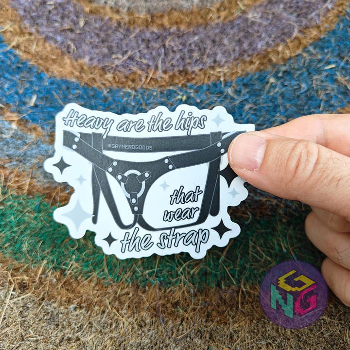 Gay Nerd Goods - Wholesale Sticker - Heavy Hips Sticker2