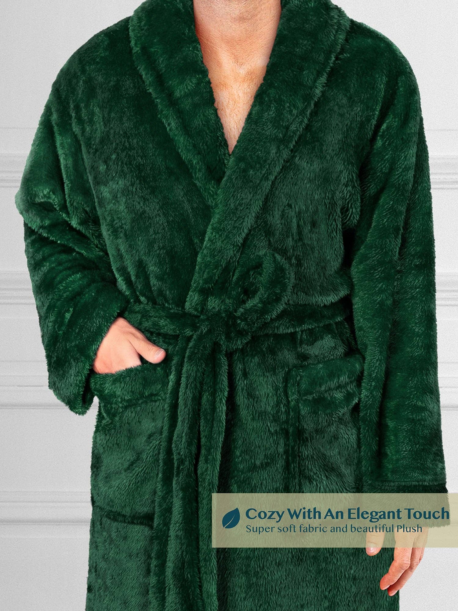 Pavilia - Wholesale Robe - Men's - Men's Sherpa Fluffy Robe11